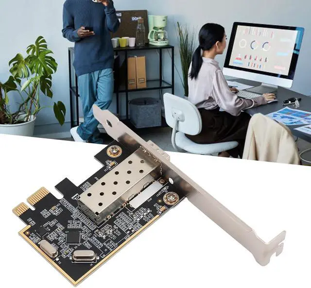 Alt view image 3 of 7 - PCI-E Ethernet Card, 1000MB Professional Network Card for Desktop PC