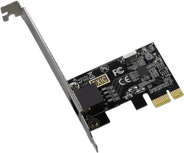Alt view image 6 of 6 - PCI-E to RJ45 Network Card 1000Mbps Ethernet Gigabit Wired LAN Controller RTL8111 Chip Express Wireless Adapter for Desktop PC