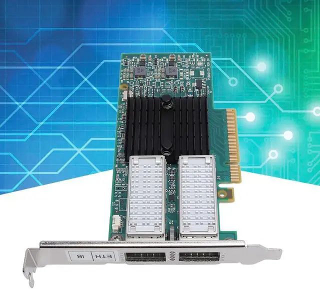 Alt view image 5 of 7 - Dual Port QSFP 40Gb s PCI Network Card, Ethernet Adapter for Server with High Performance and Unique Design, Tailored to Your Network Needs