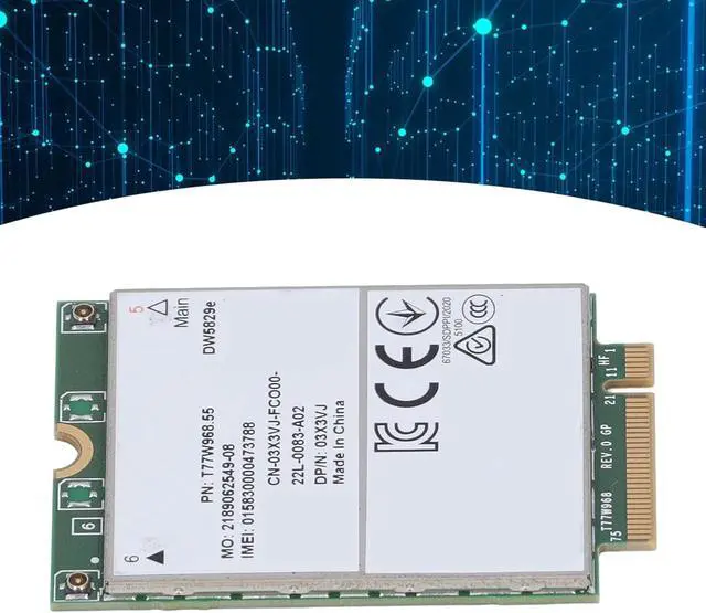 Alt view image 4 of 7 - 4G Module,T77W968 DW5829e Cat 16 LTE 4G Module Network Card for 7320 7330 7520 7530 7430 Laptop, MIMO 4x4 Technology, Easy Installation, Premium PCB Material
