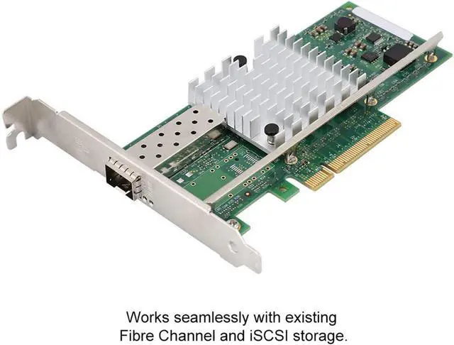 Alt view image 2 of 7 - for X520-DA1 Network Card 82599EN PCI-E 10G SFP Fiber Network Card Ethernet Single-Port SFP Fiber Network Card