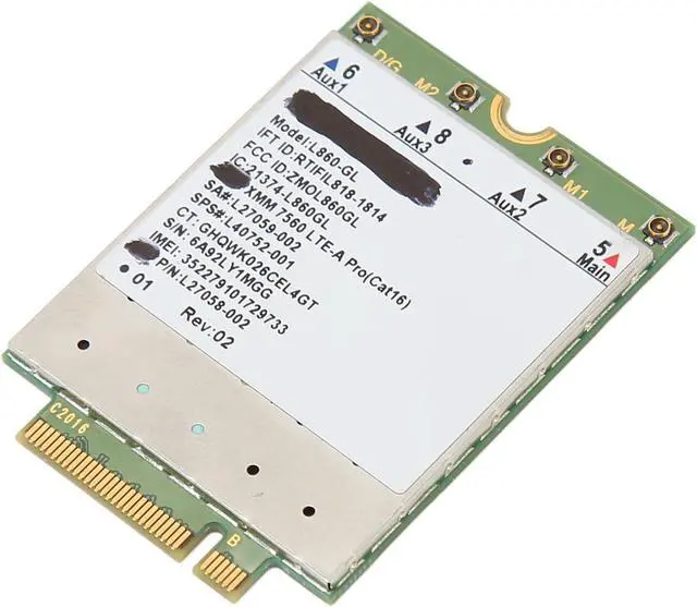 Alt view image 6 of 7 - L860 GL M.2 Network Card, 1Gbps High Speed Internet, Full LTE Band Coverage, for Win Laptop, Easy Plug and Play