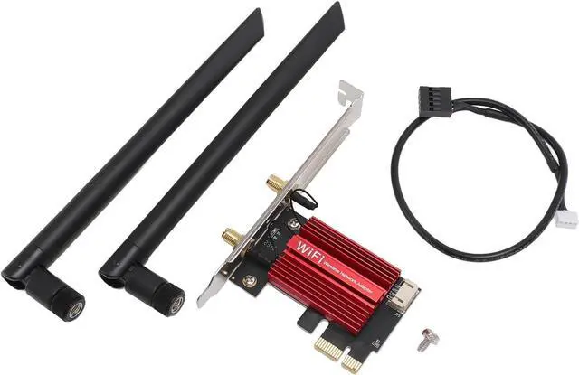 Main image of WiFi 7 Card 2.4G 574Mbps 5G 2400Mbps 6G 5800Mbps BT 5.4 MU MIMO PCIEx1 WPA4 BE200NGW Network Card for 10 11 PC