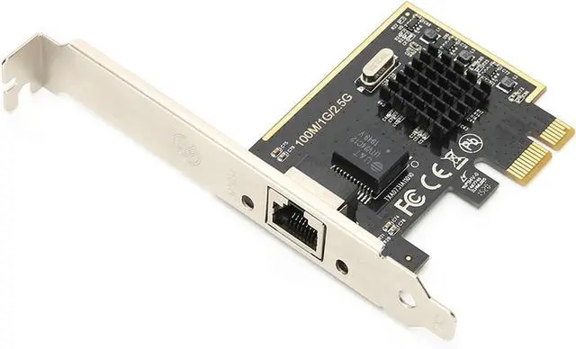 Main image of Gigabit Network Card for RTL8125, 2.5G Network A, PCIE to Gigabit 2500Mbps Ethernet Card with RJ45 Port, Speed Wired for Desktop Computer, Half Duplex