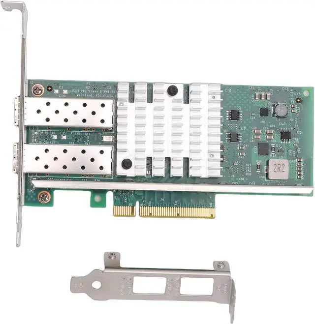 Alt view image 6 of 7 - Bewinner 10GB PCIE X8 Fiber Optic Network Card, Dual SFP+ Ports, 82599 Chip, PCI Express Ethernet Adapter for Server, High Performance, Low Latency
