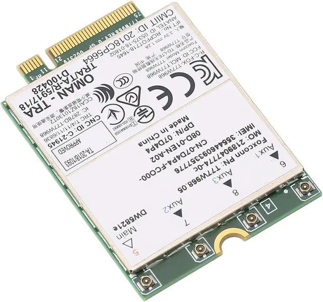Alt view image 7 of 7 - Diyeeni 5G 4G 3G Wireless Net Card for Laptop, PCI Express M.2 Key B Slot, Fast Transmission Speed, GPS GLONASS Beidou Galileo Positioning, PC Network Card for Desktop, Mini Body Durable
