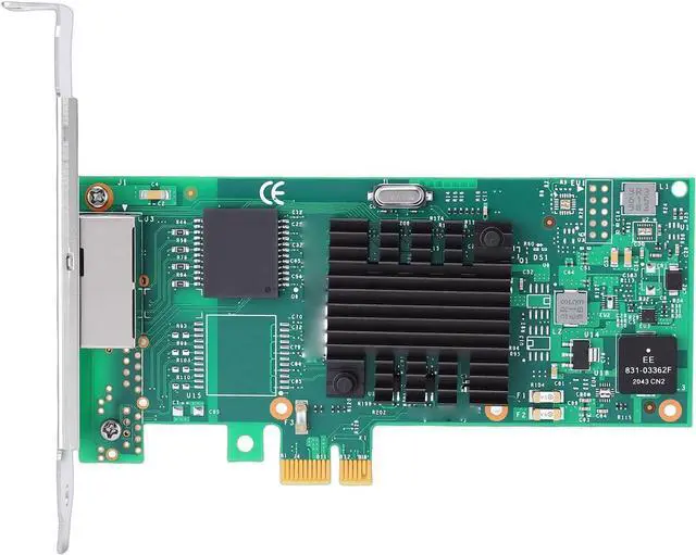 Main image of 1G Gigabit Network Card, Dual RJ45 Ports PCIe 2.0 X1 Ethernet Adapter with T2 Controller Chip, for Servers Desktops