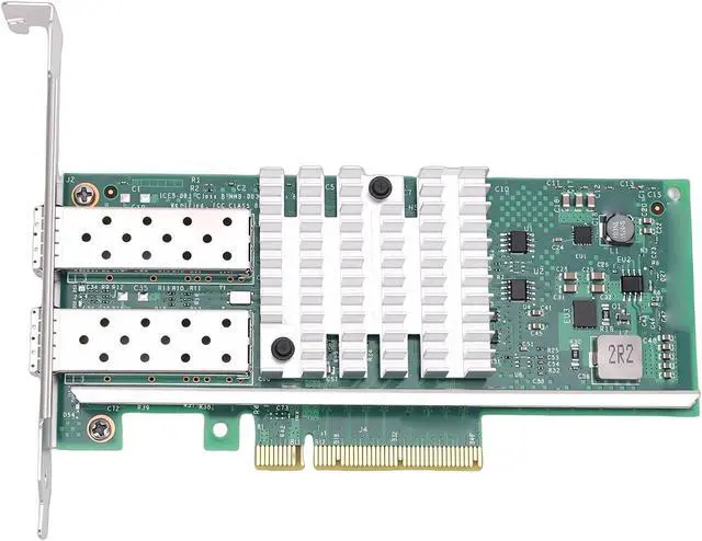 Alt view image 4 of 7 - Bewinner 10GB PCIE X8 Fiber Optic Network Card, Dual SFP+ Ports, 82599 Chip, PCI Express Ethernet Adapter for Server, High Performance, Low Latency