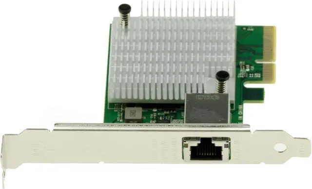 Alt view image 3 of 5 - KALEA-INFORMATIQUE PCIe 4.0 10 Gigabit Ethernet 1 Port RJ45 10G Network Controller Card with AQUANTIA AQC113C-B1 Chipset Low and High Profile