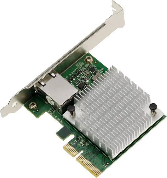Alt view image 2 of 5 - KALEA-INFORMATIQUE PCIe 4.0 10 Gigabit Ethernet 1 Port RJ45 10G Network Controller Card with AQUANTIA AQC113C-B1 Chipset Low and High Profile