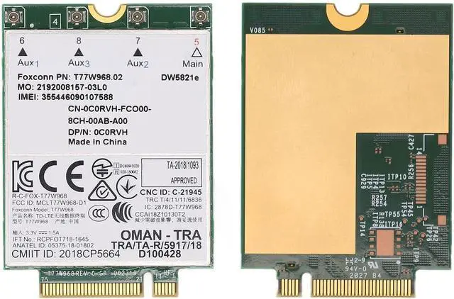 Alt view image 6 of 7 - Diyeeni 5G 4G 3G Wireless Net Card for Laptop, PCI Express M.2 Key B Slot, Fast Transmission Speed, GPS GLONASS Beidou Galileo Positioning, PC Network Card for Desktop, Mini Body Durable