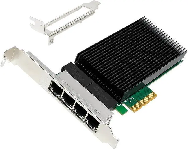 Alt view image 6 of 7 - 4 Port 2.5Ghz PCIe Networking Card with I226 Controller for Servers and Desktops Supports 2500BASE