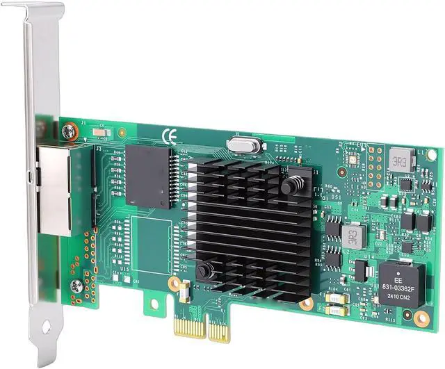 Alt view image 6 of 7 - 2 Port Gigabit Ethernet PCIe Network Card, PCI Express 2.1 x1 Adapter with Chipset, Dual RJ45 Ports for Servers Desktops and Industrial Applications