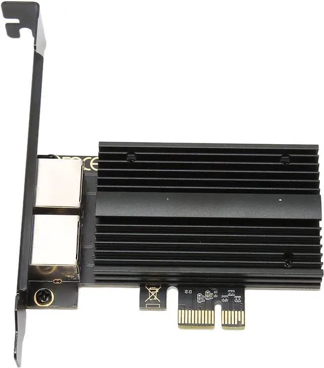 Main image of 2.5G PCIe Network Card, I226 V Chip Dual Port Gigabit Ethernet Card with Low Profile Bracket, for Server Desktop Gaming Laptop s 7/8/10/11 OS X
