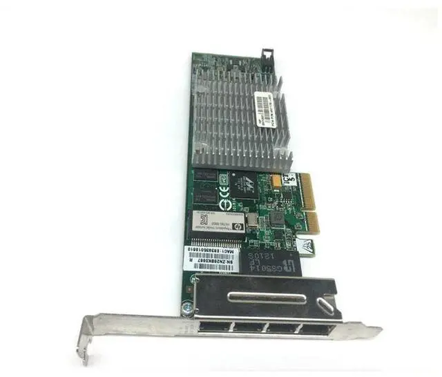 Main image of NC375T Four-Port Gigabit Network Card - Compatible with 539931, 491176-001, 538696-B21 for High-Speed Networking