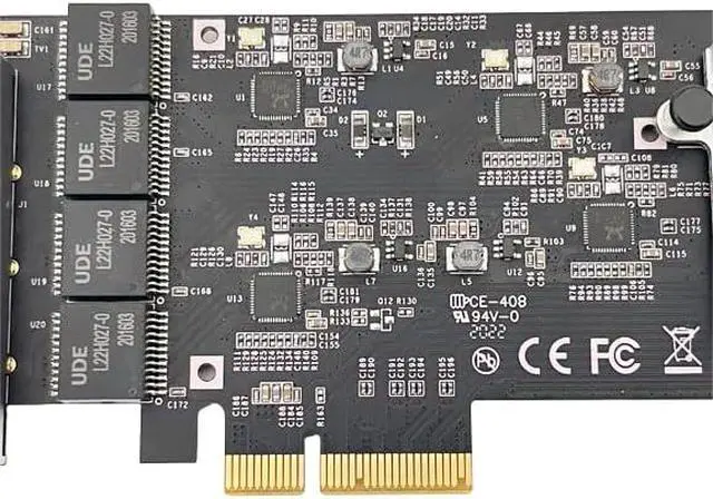 Alt view image 3 of 3 - STL N-660 PCIe 4-Port 2.5G Realtek RTL8125 Network Adapter