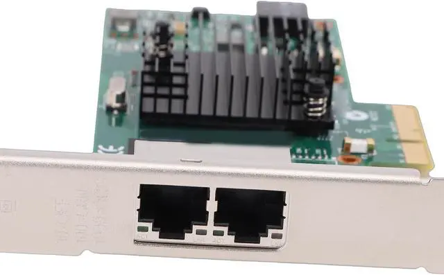 Alt view image 7 of 7 - EBTOOLS Gigabit 2 Port NIC with I350-T2 Chip, 1Gb Network Card with Dual RJ45 Ports, PCI Express 2.0 X4, Ethernet Card with Low Profile, for 7/8/10/11