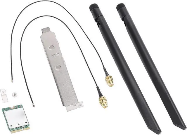 Alt view image 5 of 7 - SUNGOOYUE WiFi 7 Wireless Card, QCNCM865 M.2 Module with 2x2 External Antennas and 4K QAM for 11, Supports 2.4GHz 5GHz 6GHz Triple Band 5.8Gbps Technology