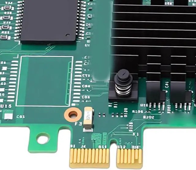 Alt view image 5 of 7 - 1G Gigabit Network Card, Dual RJ45 Ports PCIe 2.0 X1 Ethernet Adapter with T2 Controller Chip, for Servers Desktops