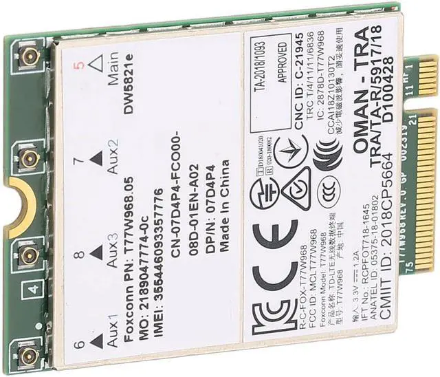 Alt view image 7 of 7 - Greensen Wireless CardM.2 3042 Laptop | Supports 3G/4G/5G networksGPS/GLONASS/Beidou/GalileoM.2 3042 Key.B slotPCB materialwear-proofFor laptopsPCI Express