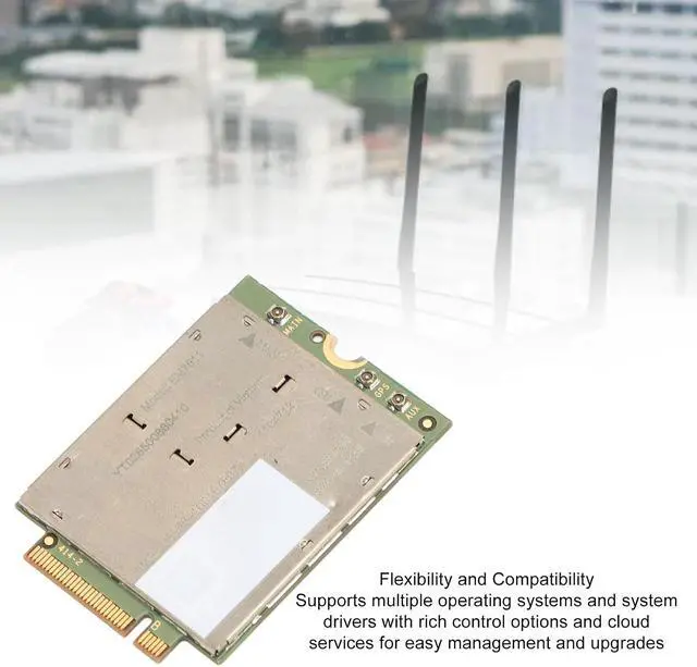 Alt view image 2 of 7 - Cryfokt 4G Module for Wireless, 600Mbps Download 150Mbps Upload LTE Cat12 Module with NGFF M.2 Interface, for Laptop Worldwide Communication