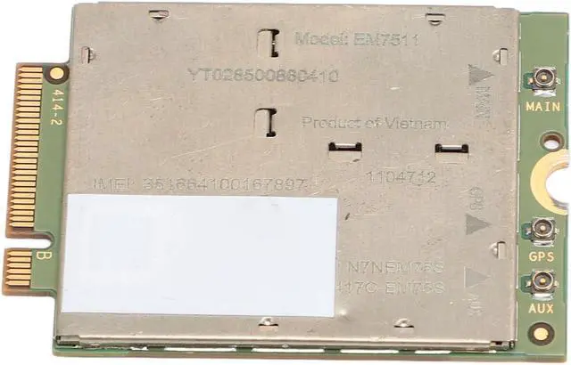 Main image of Cryfokt 4G Module for Wireless, 600Mbps Download 150Mbps Upload LTE Cat12 Module with NGFF M.2 Interface, for Laptop Worldwide Communication