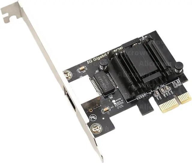 Alt view image 2 of 7 - 5G PCIe to RJ45 Network Adapter RTL8126B Chip 1000/2500/5000Mbps Gigabit Ethernet LAN Controller Adapter for PC/Desktop Win10/11(1000Mbps RTL8111)