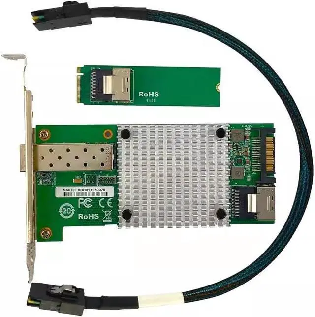 Alt view image 2 of 4 - 10G Ethernet Network Adapter,82599, 1 SFP+ Port, Switch for Secure Gigabit Connectivity