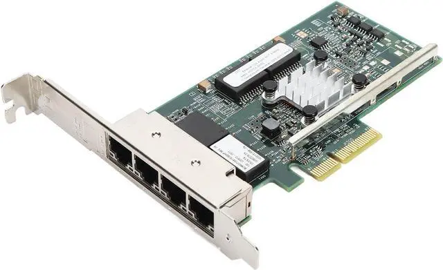 Main image of PCIe Gigabit Network Card, 4 RJ45 Ports 10 100 1000Mbps Gigabit Ethernet Server Adapter for BCM95719 Chip, for Server
