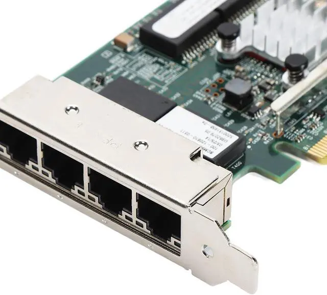 Alt view image 7 of 7 - PCIe Gigabit Network Card, 4 RJ45 Ports 10 100 1000Mbps Gigabit Ethernet Server Adapter for BCM95719 Chip, for Server