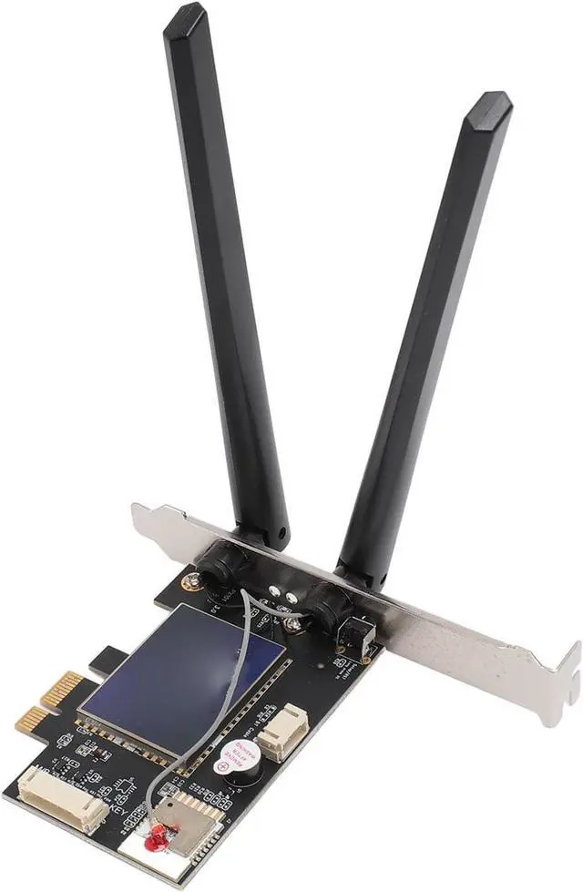 Main image of PCIe Network Adapter, Dual Band 2.4G 150Mbps 5G 433Mbps Network Adapter, Support APP Control, AC600Mbps, BT4.0, PCIe Card for Computer