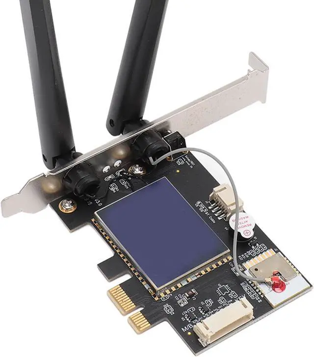 Alt view image 7 of 7 - PCIe Network Adapter, Dual Band 2.4G 150Mbps 5G 433Mbps Network Adapter, Support APP Control, AC600Mbps, BT4.0, PCIe Card for Computer