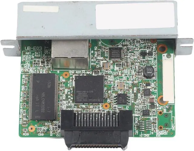 Alt view image 6 of 7 - Ethernet Network Card UB-E03 C32C824541 for TM-T88III T88IV T86L Printers - 10Base-T 100Base-TX Interface POS Hardware