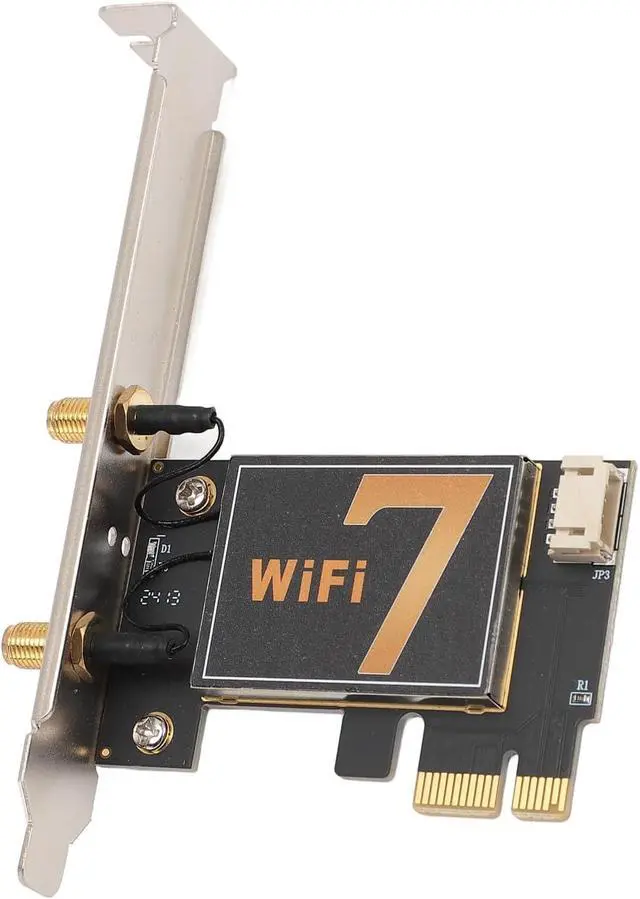 Alt view image 6 of 7 - Cryfokt 8774Mbps PCIE WiFi Card, Three Band Wireless Network Card with MU MIMO, 12DB Antenna for Desktop, Bluetooth 5.4