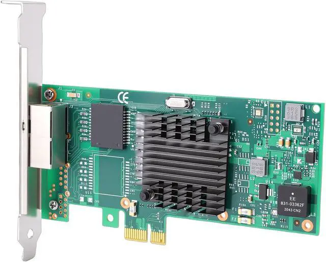 Alt view image 6 of 7 - Gigabit Network Card, Dual RJ45 Ports PCIE 2.0 X1 Ethernet Adapter with T2 Controller Chip, for Servers Desktops Storage Devices