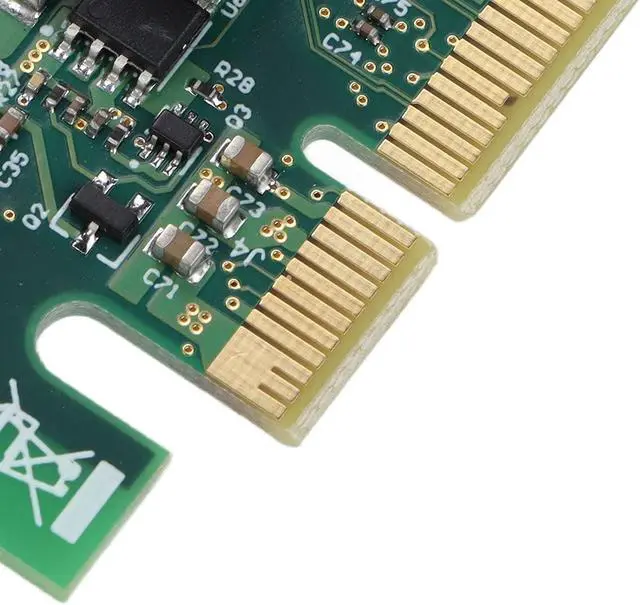Alt view image 7 of 7 - Gigabit PCIE Network Card, PCIE X4 Rj45 10/100/1000Mbps Gigabit Dual Port Electric Port Network Adapter PCI Express Industrial Computer Network Card