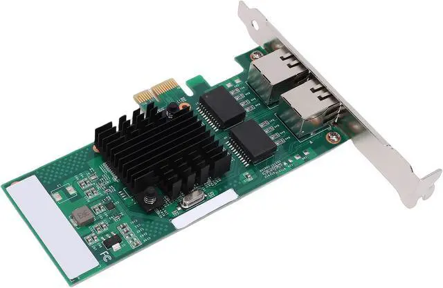 Alt view image 4 of 7 - Bewinner 82571 Dual RJ45 Port PCI Express Gigabit Ethernet Network Card, PCIe X1 Gigabit Network Adapter, Support WindowsVmwareLinux, Low Profile Bracket Included