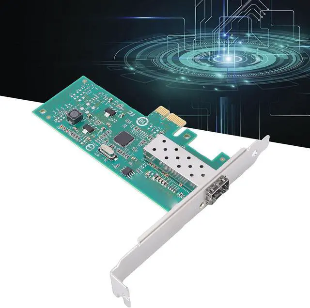 Alt view image 4 of 7 - PCIe X1 Network Card, Single SFP Port 1Gb Ethernet Adapter with 210AT Controller for VMware
