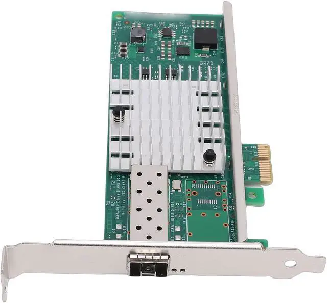 Alt view image 6 of 7 - Yunseity 10G PCIE X1 Network Card, 10G SFP + Fiber Ethernet Adapter with 82599 Chip, Support for VMware Server