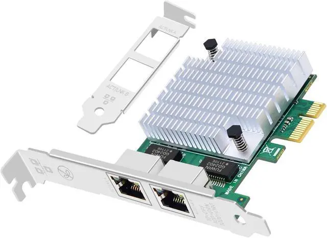 Alt view image 2 of 7 - 1 Gb PCI-E Network Card with Realtek RTL8111H Chipset,Adaptive 10/100/1000Mbps Speed Pci Express 4 RJ45 Ports,Ethernet Card Pcie Nic Card Supports Windows/Linux