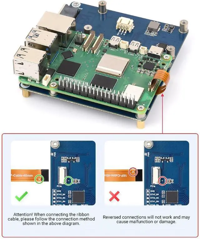 Alt view image 5 of 7 - PCIe to 4 2.5G ETH Board, 10 100 1000 2500Mbps, Plug & Play, Quad Port, Multi Gigabit Network Card, PCI Express Ethernet Expansion Card