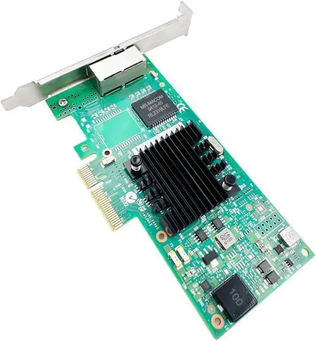 Alt view image 5 of 6 - PCIe Network Card, I350AM2 Dual Port Gigabit Ethernet Adapter, RJ45 NIC