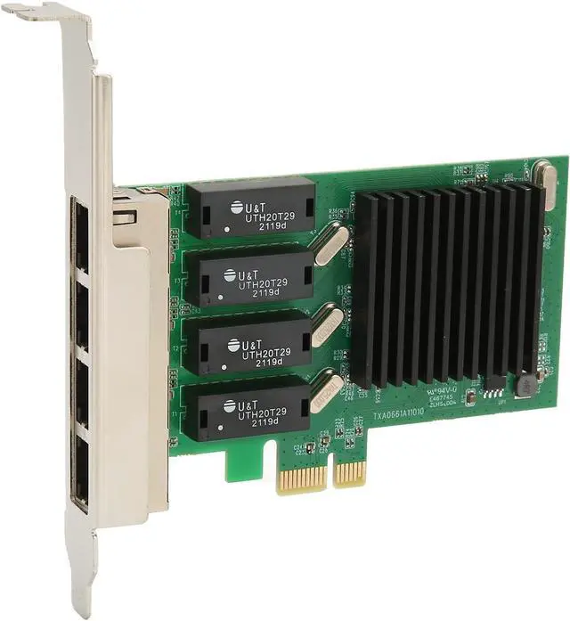 Main image of 1000Mbps PCIE NIC Network Card, 4 RJ45 Ports PCI E Ethernet LAN Adapter for Realtek RTL8111H Chipset, PCIE Network Interface Card for Server for Linux for VMware