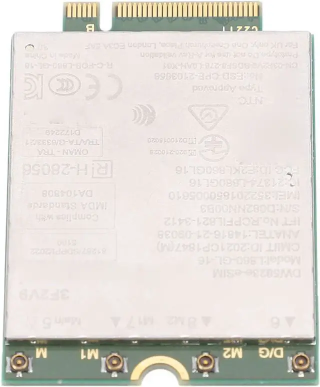 Main image of 4G LTE Module Network Card L860 GL16 ESIM, NGFF M 2 Interface with 1Gbps Internet Speed for Latitude 3440 3540 7440