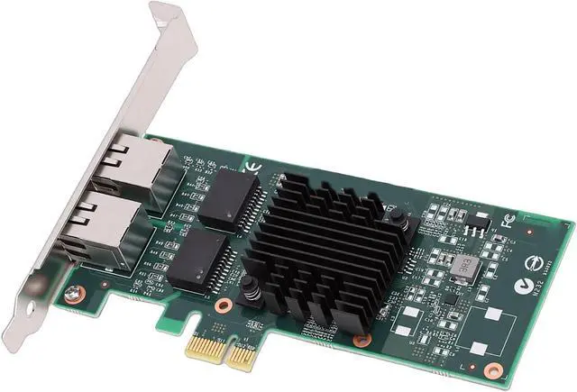Alt view image 4 of 7 - SUNGOOYUE 1Gb Network Card, Dual RJ45 Ports Gigabit Ethernet Adapter with 82576 Controller, for PCIe 2.0 X1