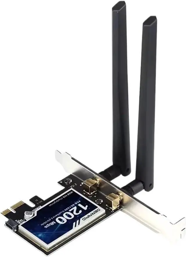Main image of 5400Mbps WiFi 6 PCIE WiFi Adapter Wireless Network Card 5.2 Tri-Band 2.4G/5G/6Ghz 802.11AX/AC for Windows 7/8/10/11
