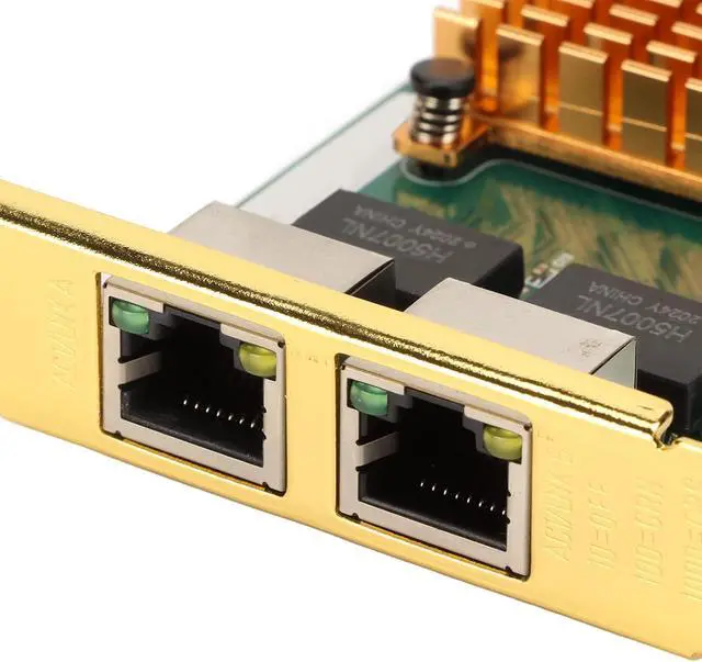 Alt view image 5 of 7 - PCI Express Network Card, 2 RJ45 Ports Gigabit Transfer, PCIE X4 Slot Design, 2 Port Gigabit Nic, Performs TCP UDP IP, PCI Express Network Adapter for I350 Chips