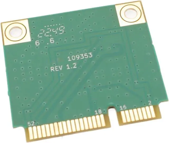 Alt view image 3 of 4 - For Linux, for Chrome OS PC Network Card with BT 5.4 Module, Mini PCI E 7 Card 8,774Mbps Band(No Antenna)