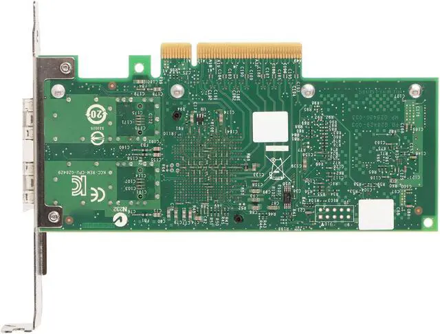 Alt view image 7 of 7 - High Speed 10Gbps Dual PCIe Adapter Plug and Play Ethernet Expansion Card for Desktop Data Transfer