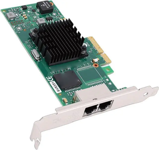 Alt view image 6 of 7 - Gigabit 2 Port NIC, Dual RJ45 Ports PCI Express 2.0 X4 Ethernet Card with Support for 350AM2 Controller, for VMware Servers
